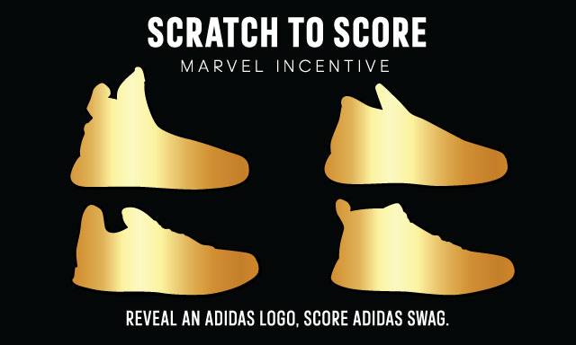 custom scratchers for Adidas